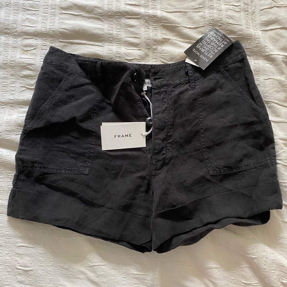 Le Beau Linen Short BNWT XS but oversized